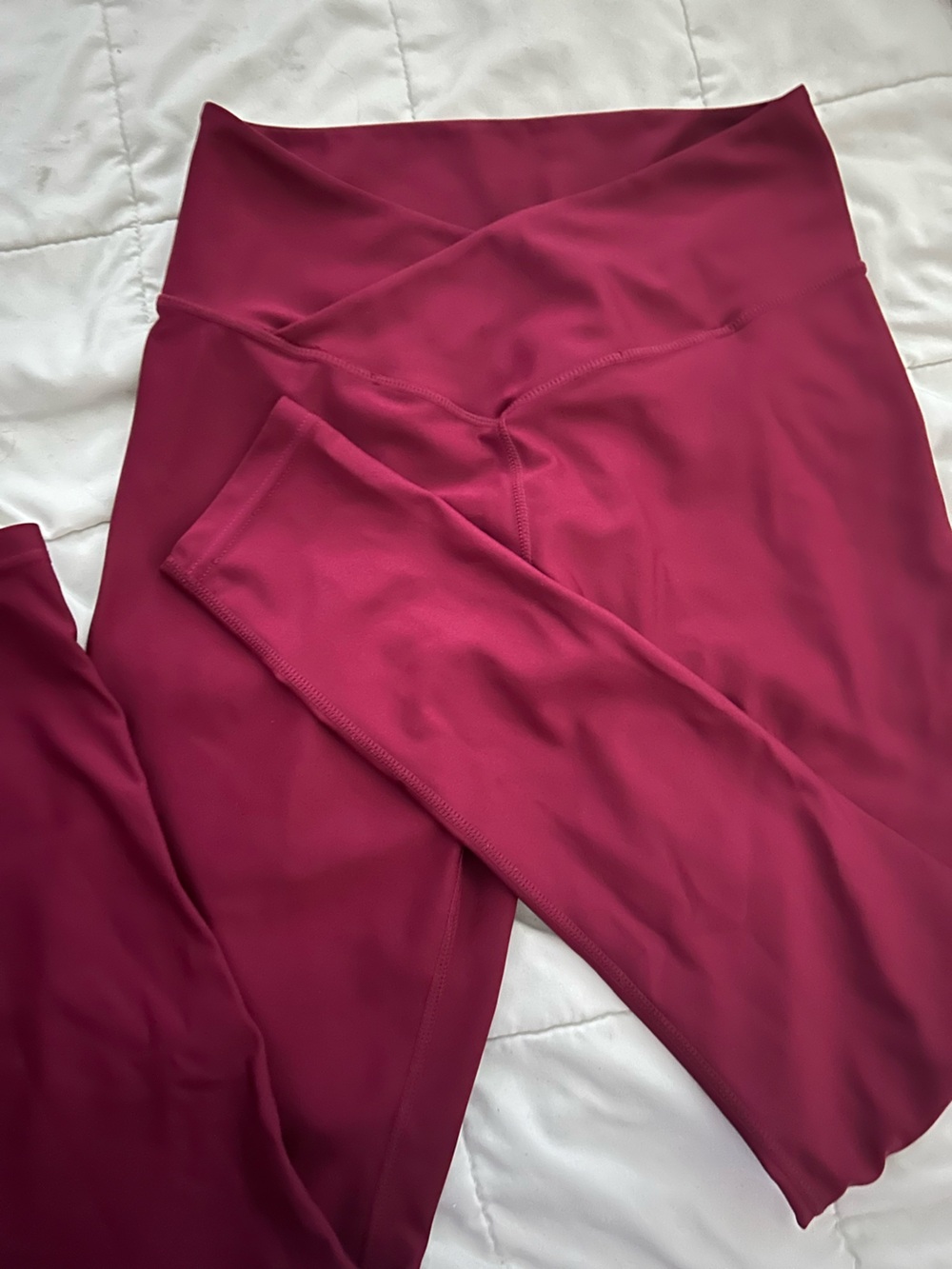 High-Rise Women’s Leggings in Berry